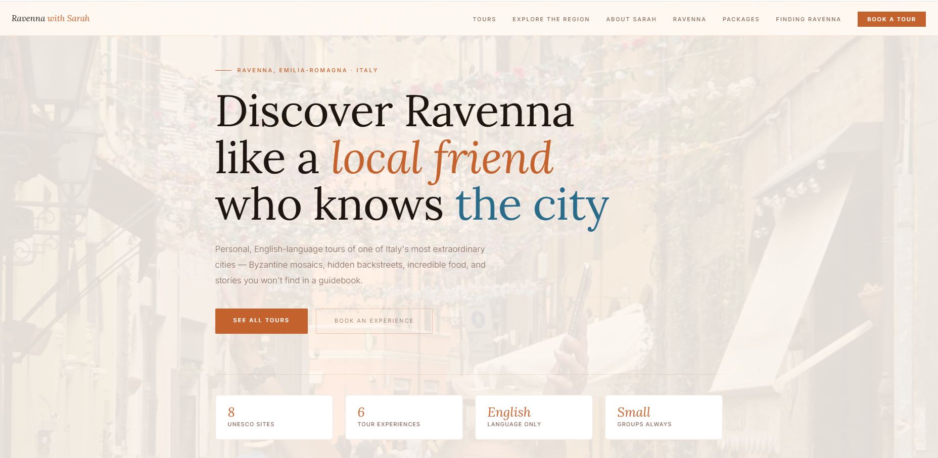 Ravenna with Sarah — tours.kalica.co.uk